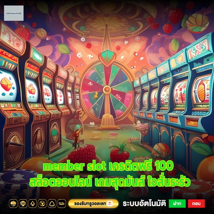 member slot เครดิตฟรี 100 สล็อตออนไลน์ เกมสุดมันส์ ใจสั่นระรัว